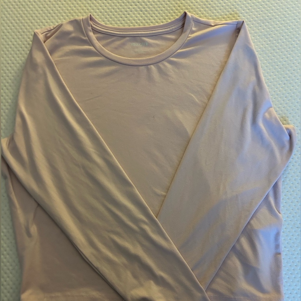 Hollister | Long Sleeve Tee - Baby Pink, XL